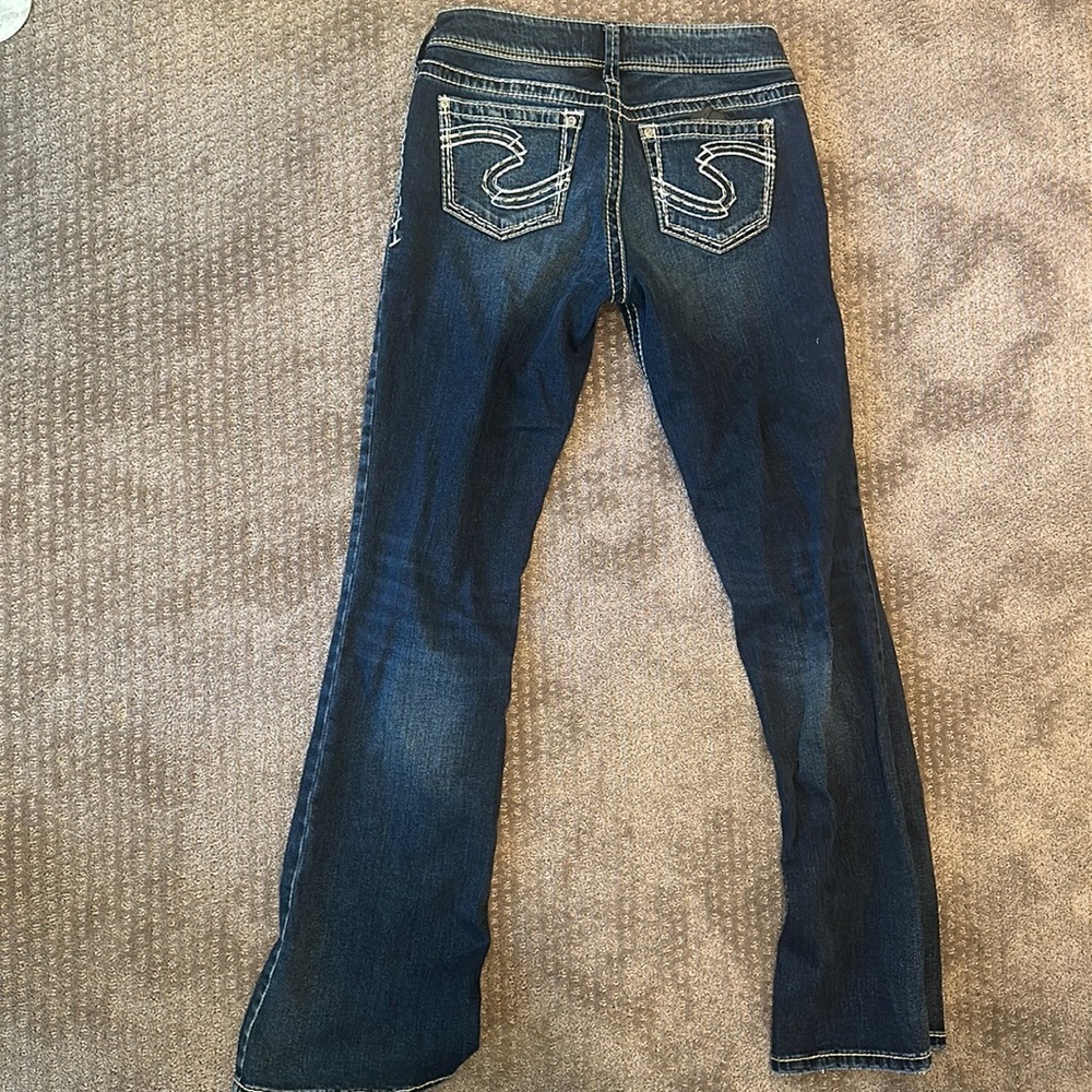 Suki Bootcut Silver Jeans